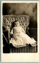 RPPC Dorothy Lorraine Cox Named Subject Baby 10 weeks 1918 Cyko Postcard H5 - £3.12 GBP