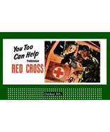 LIONEL STYLE BILLBOARD GLOSSY INSERT  RED CROSS &amp; AMERICAN FLYER - £5.49 GBP