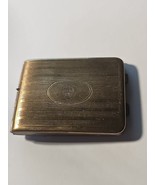 Roma FC 1930 Rodolfo Volk Italian Football antique brass card case - $205.36