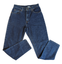 VTG 90&#39;s LEVI&#39;S Womens Medium Wash High Waisted Blue Jeans Sz 7 USA - £45.61 GBP
