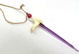 Carstair Seal Swizzle Stick Stirrer Red Ball Vintage Olive Onion Purple ... - $14.84