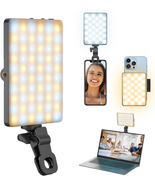 Selfie Light for Phone, 60 LED Phone Light with Rechargeable Clip and A - £27.88 GBP