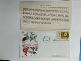 US FDC First Day of Issue Cover XI International Botanical Congress USfl... - £7.72 GBP