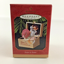 Hallmark Keepsake Christmas Tree Ornament Sister To Sister New Vintage 1997 - £15.44 GBP