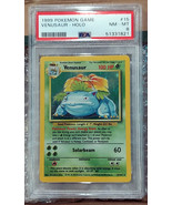 1999 Pokemon VENUSAUR Holo -- PSA NM-MT 8  --  Base Set - rare #15/102 - $449.99