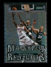 2000-01 Topps Sc Maximus Rejectus Chrome Basketball Card MR3 Tim Duncan Spurs - £7.73 GBP