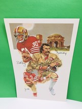 Cliff Spohn 1982 Paint Print Art-49ers Taco Bell Dr. Pepper Jim Miller 18&quot; x 11&quot; - £29.86 GBP