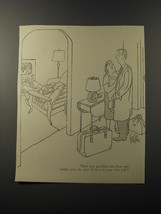 1953 Cartoon by George Price - Dad says goodbye too, Son, and wishes you best - £14.74 GBP