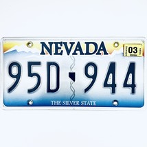 2022 United States Nevada Silver State Passenger License Plate 95D 944 - $12.86