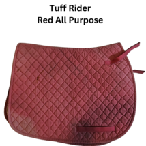 Tuffrider Red All Purpose English Riding Saddle Pad USED image 2