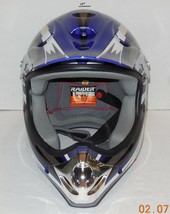 Raider Adult MX-3 Helmet ST-1542 Size Medium Blue DOT Approved - £56.38 GBP
