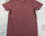 Bonobos T Shirt Mens Extra Small Light Heather Red Cotton Blend Slim Fit - $17.81