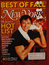 NEW YORK magazine September 8 2003 Hugh Jackman Russell Crowe David Spade - £12.72 GBP