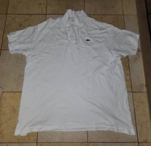 Lacoste Polo Shirt Mens 3XB 3XL Big White Crocodile Preppy Top Embroidered - $26.19