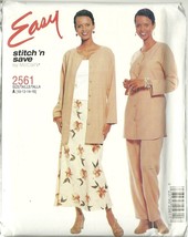 Mccall s sewing pattern 2561 misses womens skirt pants top shirt 10 12 14 16  1  thumb200