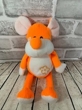 Plush Appeal LLC orange white mouse flower stuffed animal soft toy 13&quot; - £11.79 GBP