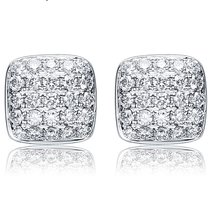 Brilliant Fashion Genuine Diamond Anniversary Party Wedding 14K White Go... - $509.59