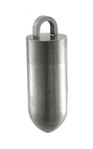 Zeckos Stainless Steel Bullet Cylinder Pendant - £11.26 GBP