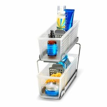 2-Tier Plastic Mini Organizer with Divided Bins - $1,229.01 MXN