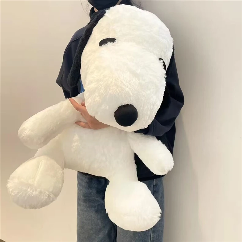 Big Size 40 cm Snoopy Plush Toy Stuffed Doll Children&#39;s Pillow Korean Lazy Style - $30.60