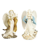 Lenox First Blessing Nativity Angels Peace &amp; Hope Figurines Set 2 Christ... - £106.67 GBP