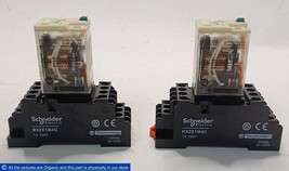 Schneider RXM4AB2JD Harmony Plug-in Relay 12VDC 4PDT W/ RXZE1M4C Socket ... - $19.00