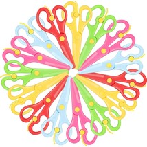 15 Pieces Preschool Training Scissors Plastic Scissors Anti-Pinch Safety... - $16.48