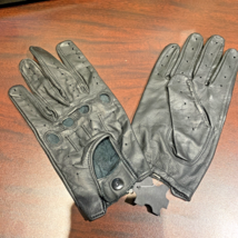 Men Driving Gloves Genuine Leather  Black Small No Tariffs For USA Custo... - $9.46