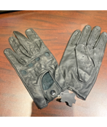 Men Driving Gloves Genuine Leather  Black Small No Tariffs For USA Custo... - $9.46