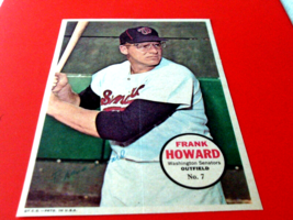 1967 Topps Pin Up # 7 Frank Howard Nm / Mint Or Better !! - £39.61 GBP
