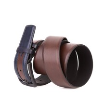The Neiva Navy/Brown Leather Belt image 4