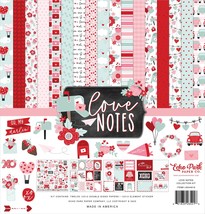 Echo Park Collection Kit 12&quot;X12&quot;-Love Notes - £17.34 GBP