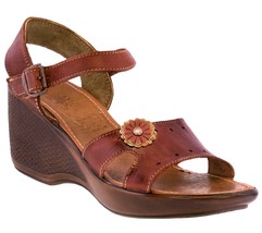 Womens Authentic Mexican Huarache Wedge Sandals Real Leather Buckle #003 - £26.12 GBP