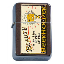 Vintage Poster D232 Windproof Dual Flame Torch Lighter Beauty in Eye Bee... - $16.78