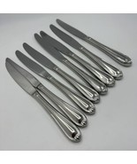 8 Dinner Knives Hollow Lenox CHANDELLE GLOSSY 18/10 Stainless China 9 1/8&quot; - $24.07