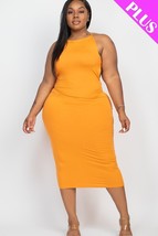 Women&#39;s Plus Size Tomato Cream Open Back Maxi Fashion Dress (2XL) - £23.69 GBP