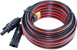 XT60 Adapter to Solar Connector Cable 12AWG 25FT XT60 to Solar Panel Ext... - $90.62