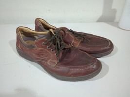 Johnston &amp; Murphy Leather  Moc Toe Shoes  Men&#39;s 12 M - $17.82