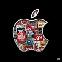 Schlitz Light Beer Advertising Metal  Sign 8x12in Vintage Apple Man Cave... - $24.74