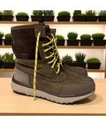 UGG Men&#39;s 7.5 Eliasson Suede Leather Brown Polartec  Boots Sheepskin Winter - $1,291.19 MXN