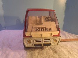 Tonka Red Pickup SEMI CAB Truck 12&quot; Long 1970&#39;s Pressed Steel Vintage Item - £43.16 GBP