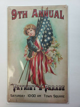9th Annual Patriot&#39;s Parade 16 x10 Ohio Wholesale Inc.Rustic Metal Signs 31069 - £9.61 GBP