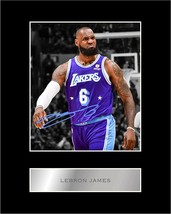 Lebron James Pre Printed Signature Signed Mounted Photo Display #22 Printed - £27.10 GBP