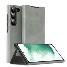 For Samsung Galaxy S22+ 5G Magnetic Napa Texture Leather Phone Case with Holder( - £6.31 GBP