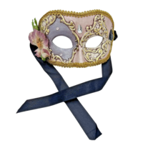 Wayne M. Kleski Costume Masquerade Halloween Mardi Gras Party Mask Vintage EUC - £60.04 GBP