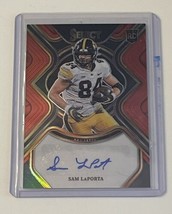 2023 Panini Select - Sam LaPorta RC Auto Rookie Card - NFL Detroit Lions #RS-SLA - £119.57 GBP