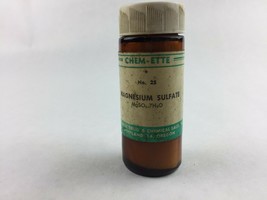 Vintage Magnesium Sulfate No 25 Pharmacy Medicine Bottle NW Drug Chemica... - $23.38