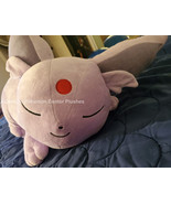 Pokemon Center Espeon Sleeping Plush Doll Stuffed Toy Authentic New 50 CM - £82.59 GBP