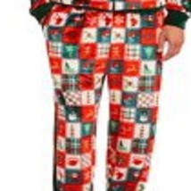 Holiday Time Christmas Velour Plush Men Waist Xl 40 Pajamas Pants New - £12.91 GBP