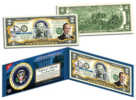 CALVIN COOLIDGE * 30th U.S. President * Colorized $2 Bill - Genuine Legal Tender - £11.17 GBP